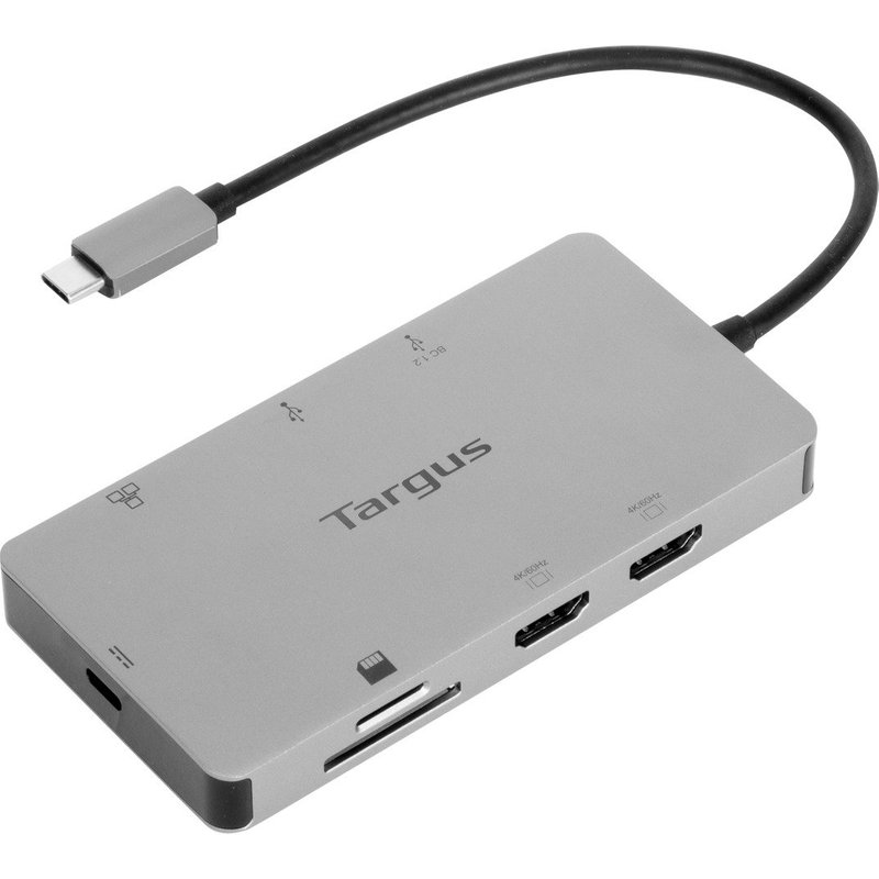Targus DOCK423EU laptop dock/port replicator Wired USB 3.2 Gen 1 (3.1 Gen 1) Type-C Silver