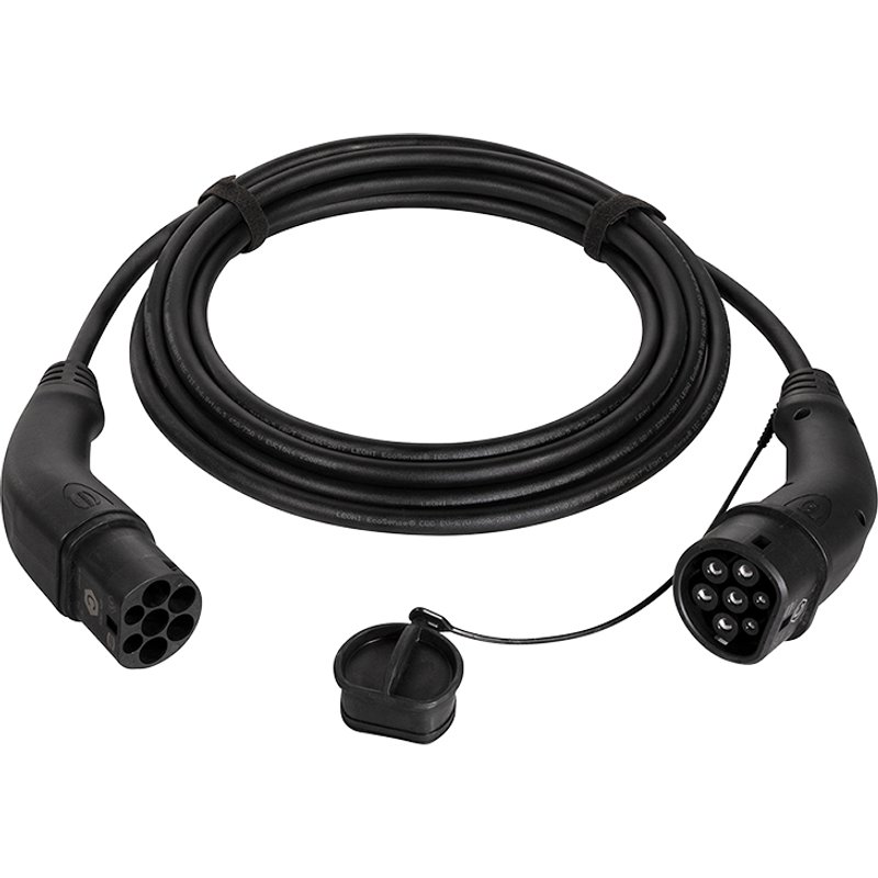 LogiLink EVC0103 electric vehicle charging cable Black Type 2 3 10 m