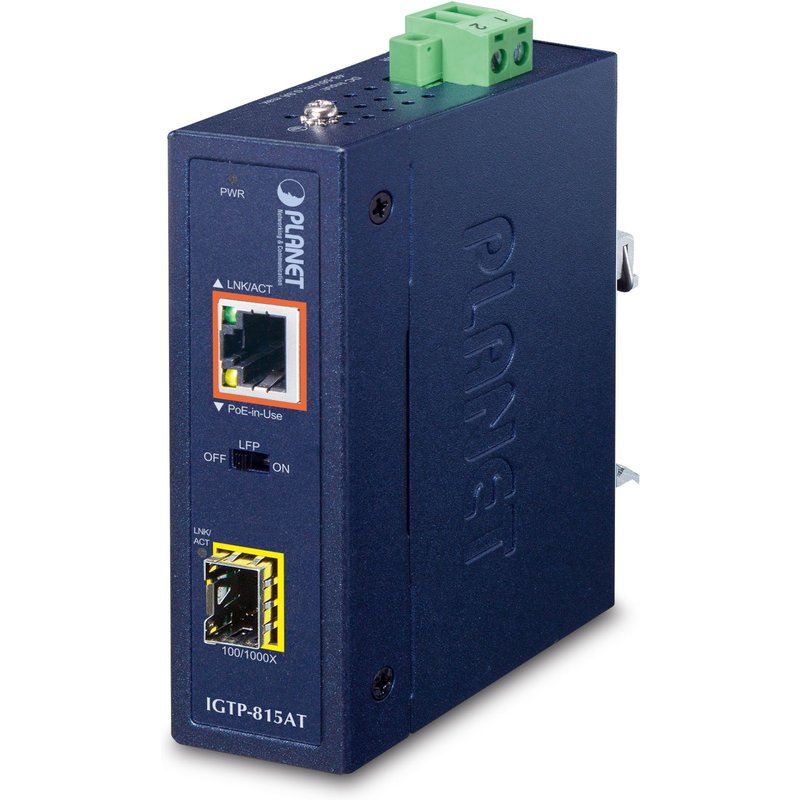 PLANET IGTP-815AT network media converter 1000 Mbit/s Blue