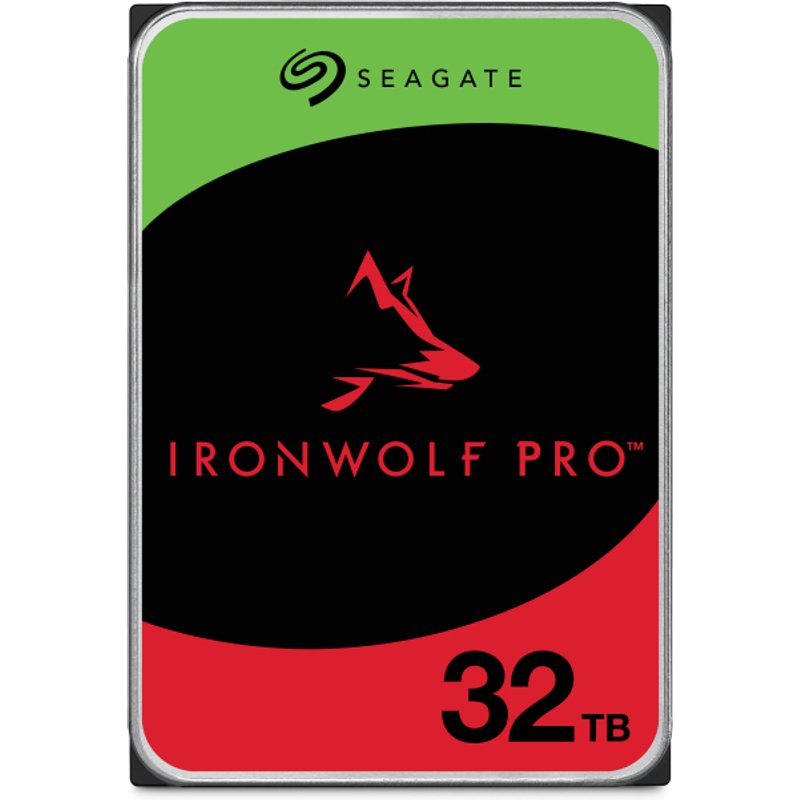 Seagate IronWolf Pro ST32000NT000 32TB 7200 RPM 512MB Cache SATA 6.0Gb/s 3.5' Internal Hard Drive