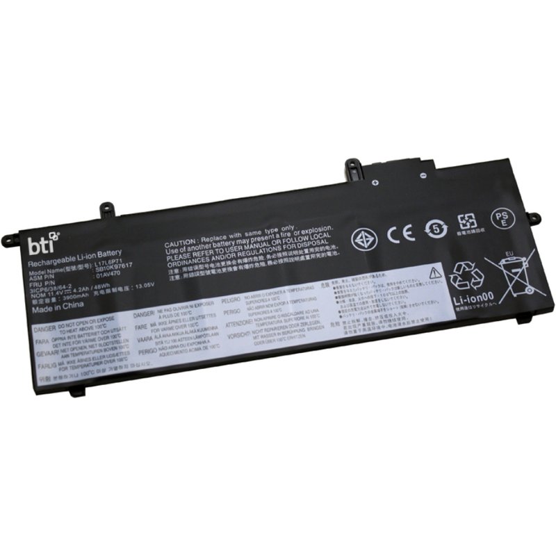 BTI 6C Battery THINKPAD X280 A285 SERIES OEM: 01AV470 01AV471 01AV472