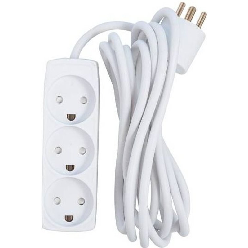 Microconnect GRU033WDK power extension 3 m 3 AC outlet(s) Indoor White