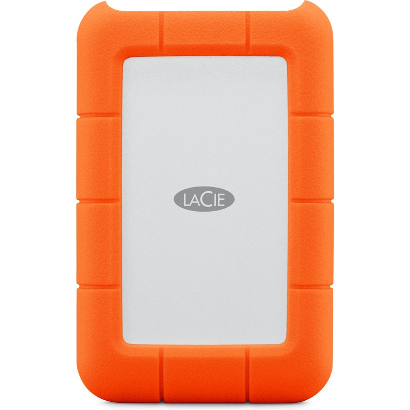 LaCie Rugged Mini external hard drive 1 TB 5400 RPM 2.5" Micro-USB B 3.2 Gen 1 (3.1 Gen 1) Orange, Silver
