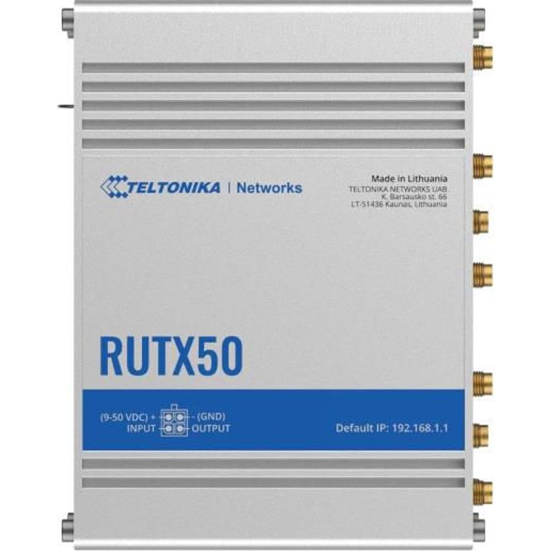 TELTONIKA NETWORKS RUX50 Indusril 5G Cellulr