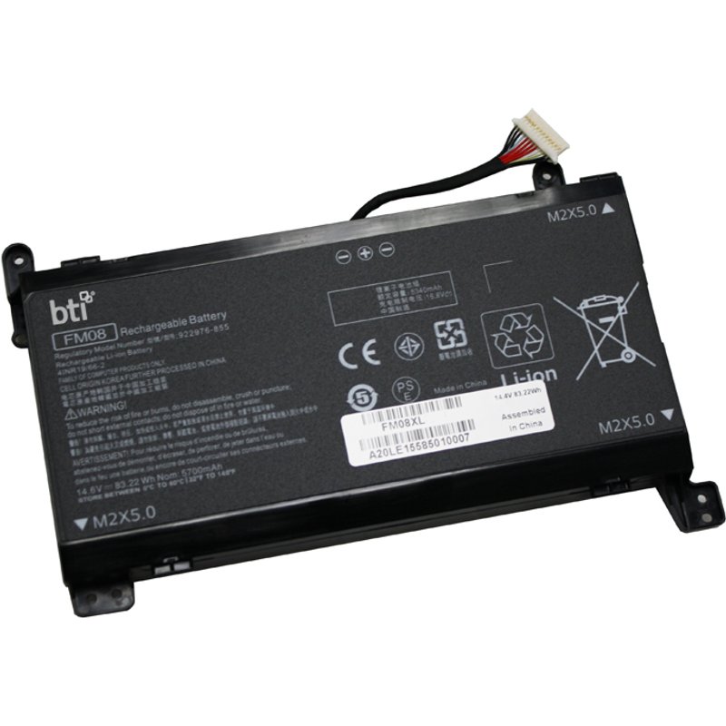 BTI 83Wh 8 cell TPN-Q195 compatible battery for HP - COMPAQ OMEN 17-AN101NI OMEN 17-AN150TX OMEN 17-AN149TX OMEN 17-AN144TX OMEN 17-AN141TX