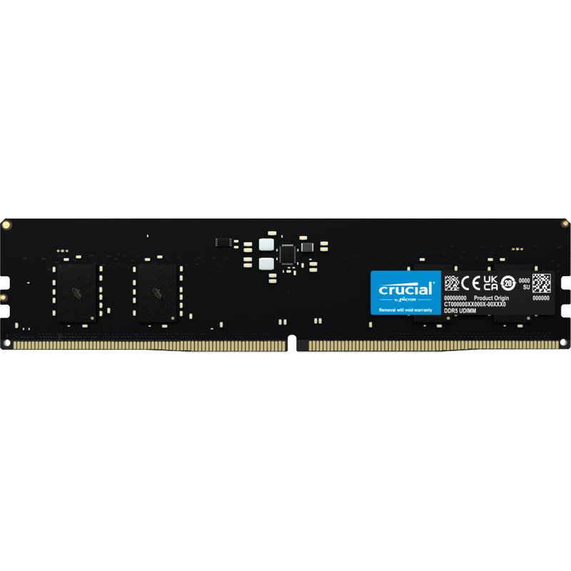 Crucial DDR5 Classic 8GB 288-Pin PC RAM DDR5 5600 (PC5 44800) Desktop Memory