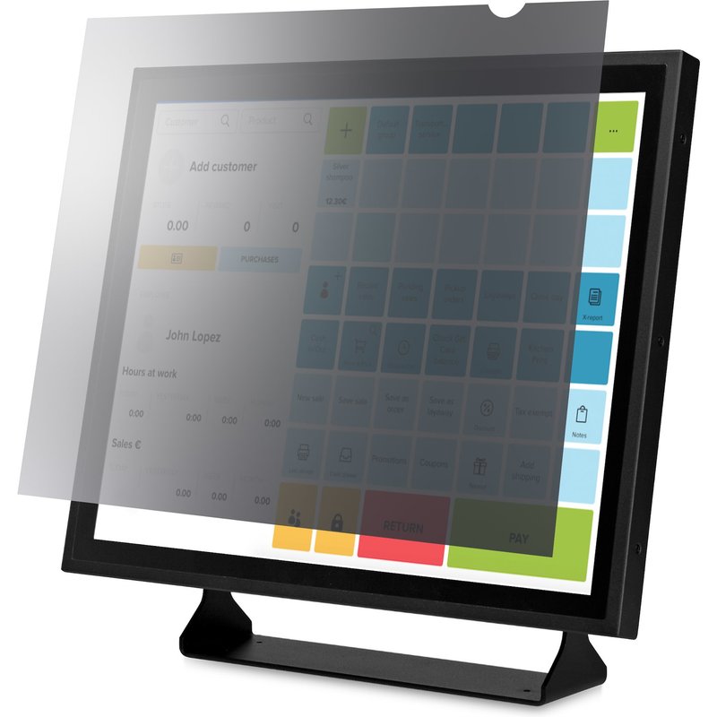 StarTech.com 17-inch 5:4 Computer Monitor Privacy Filter, Anti-Glare Privacy Screen w/51% Blue Light Reduction, Monitor Screen Protector w/+/- 30 Deg. Viewing Angle