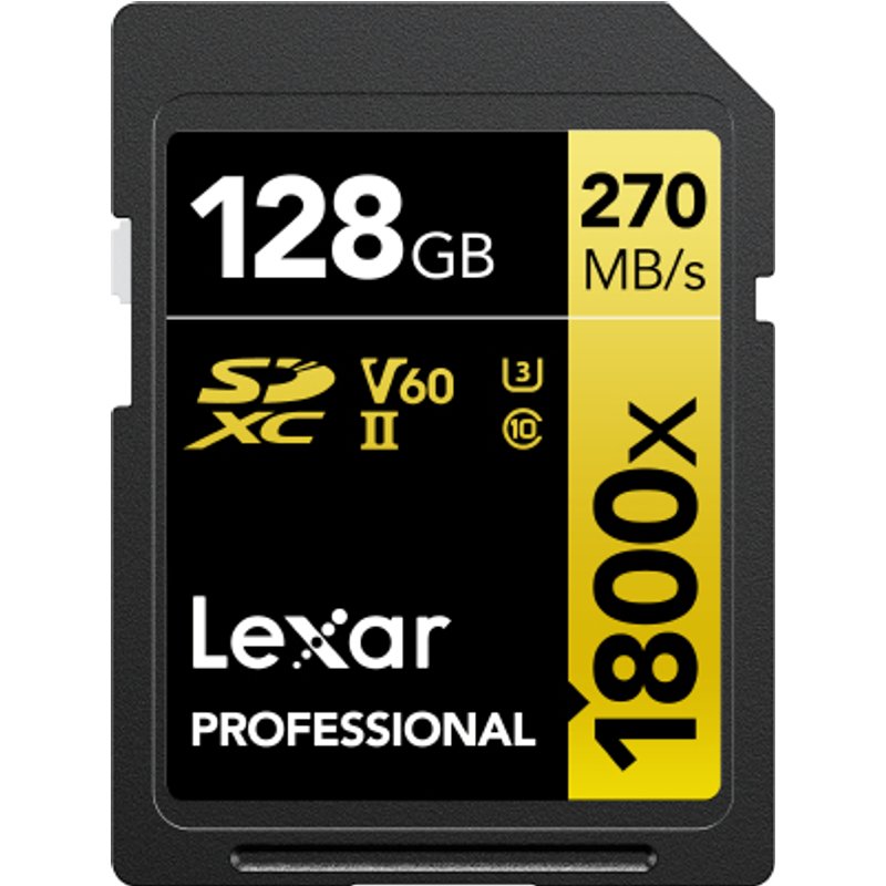 Lexar LSD1800128G-BNNNG memory card 128 GB SDXC UHS-II Class 10