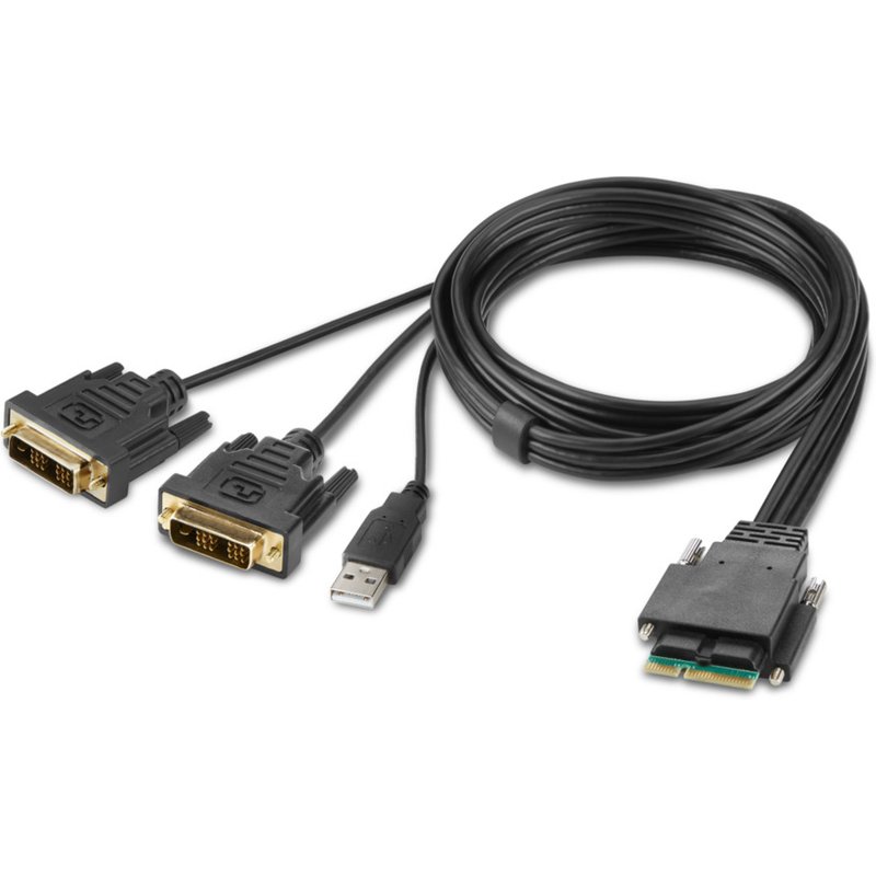Belkin F1DN2MOD-HC-D06 KVM cable Black 1.8 m