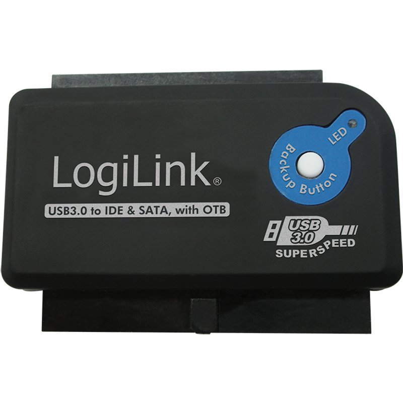 LogiLink AU0028A cable gender changer USB 3.0 IDE / SATA Black