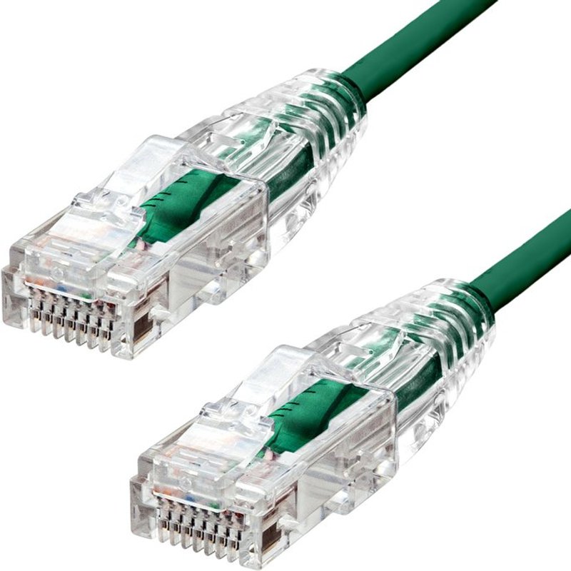 ProXtend Ultra Slim CAT6 U/UTP CU LSZH Ethernet Cable Green 5M