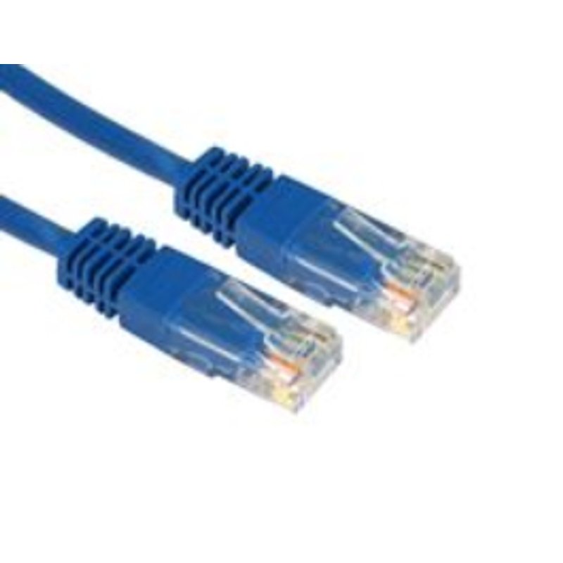 Cables Direct URT-610B. Cable length: 10 m Cable standard: Cat5e Cable shielding: U/UTP (UTP) Connector 1: RJ-45 Connector 2: RJ-45 Product colour: Blue