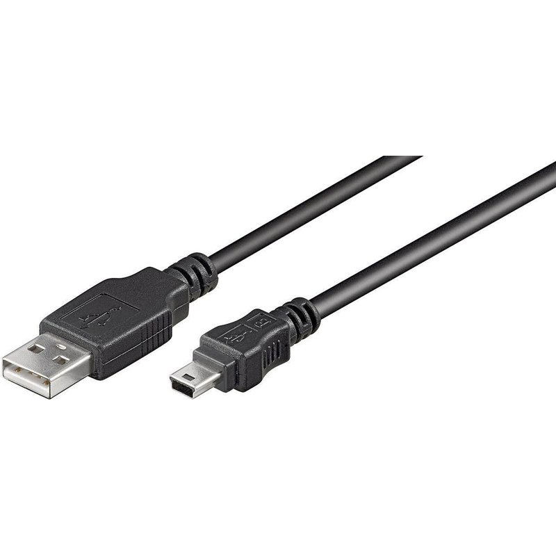 Microconnect USBAMB52 USB cable USB 2.0 1.8 m USB A Mini-USB B Black