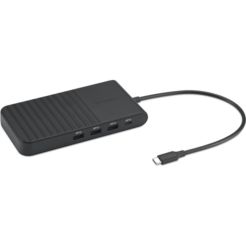 Kensington UH1500P EQ USB-C 5Gbps Triple Video Driverless Mobile Dock 85 W 101000 Mbit/s 5 Gbit/s 4K Ultra HD 35 mm 180 mm