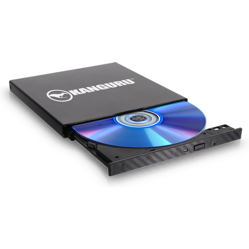 iStorage Kanguru QS Slim BD-RE Blu-ray Burner|Burn Blu-rays, DVDs or CDs in a snap|Digitally-Signed Secure Firmware|Safe from “badUSB” |Buffer Under Run Protection |TAA Compliant|