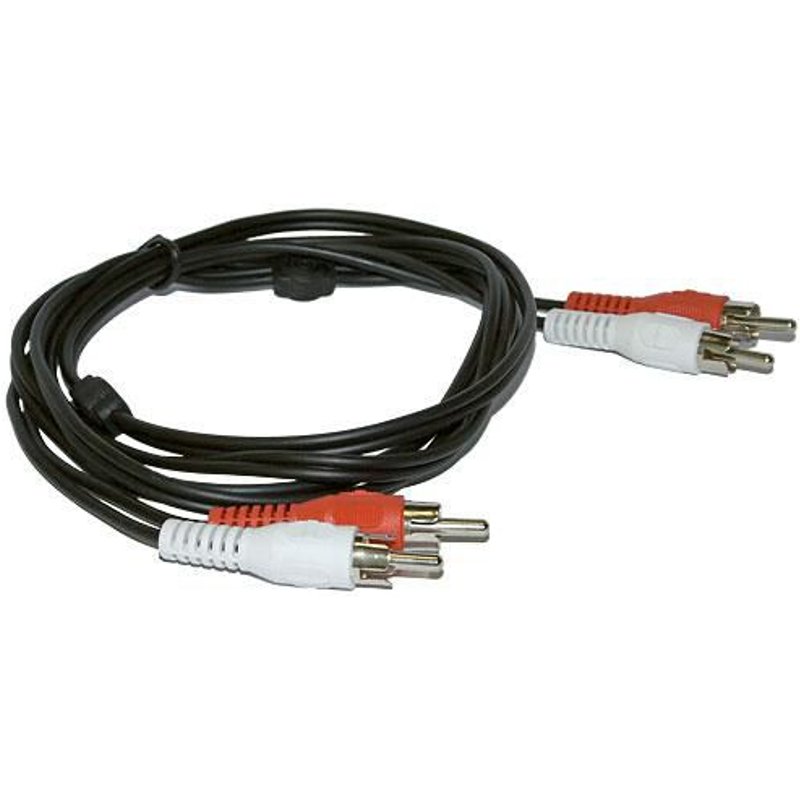 Microconnect AUDCC10 audio cable 10 m 2 x RCA Black