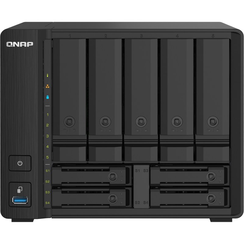 QNAP TS-932PX NAS Tower Annapurna Labs Alpine AL-324 4 GB DDR4 0 TB QNAP Turbo System Black