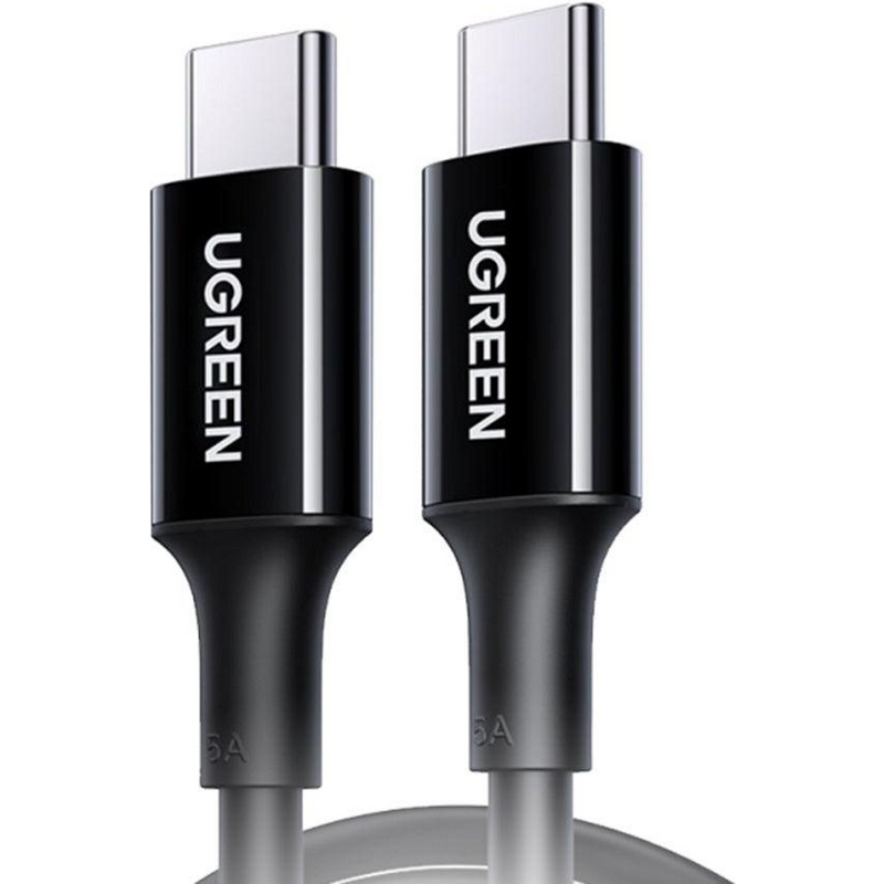 Ugreen Type C 2.0 Male To Type C 2.0 Male 5A Data Cable - Black