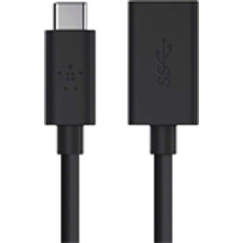 Belkin F2CU036btBLK. Connector 1: USB C Connector 2: USB A USB version: USB 3.2 Gen 1 (3.1 Gen 1) Maximum data transfer rate: 5 Gbit/s Product colour: Black
