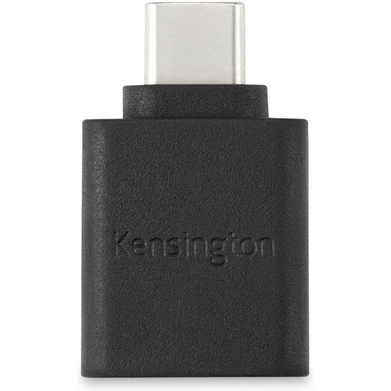 Kensington CA1010 USB-C to USB-A M/F Adapter. Package width: 110 mm Package depth: 10 mm Package height: 180 mm. Products per master (outer) case: 20 pc(s) Master (outer) case width: 120 mm Master (outer) case length: 190 mm