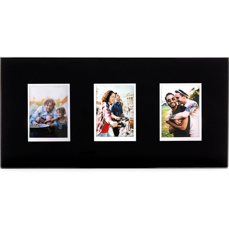 Fujifilm Instax Triple Mini Glass Photo Frame for Instax Mini Pictures