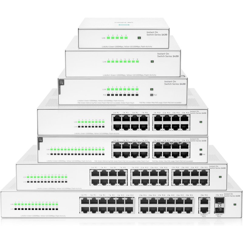 HPE Aruba Networking Networking Instant On Switch 16p Gigabit CL4 PoE