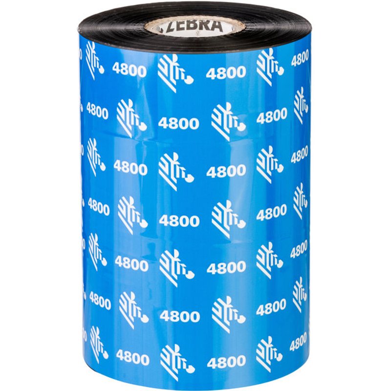Zebra 4800 Performance Resi thermal ribbon 450 m Black