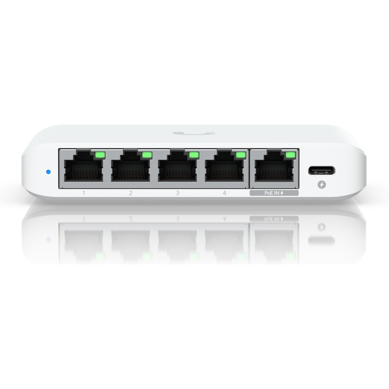 Ubiquiti UniFi Flex Mini 2.5G Managed 2.5G Ethernet (100/1000/2500) Power over Ethernet (PoE) Desktop White