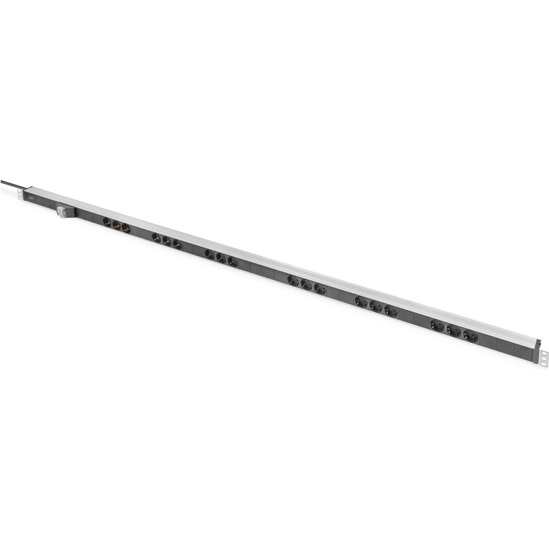 Digitus Power strip with aluminum profile and integrated circuit break