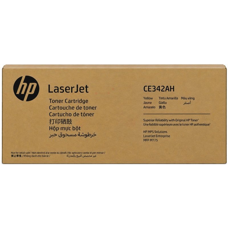 HP CE342AH/651A Toner cartridge yellow Contract. 16K pages ISO/IEC 197