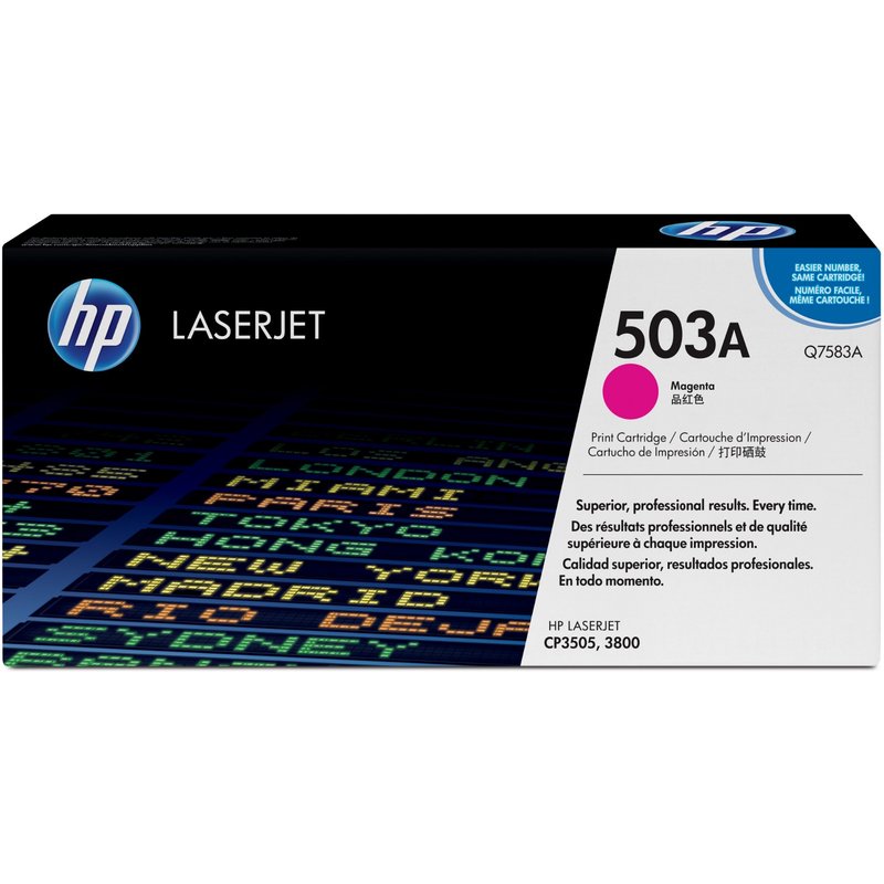 HP Q7583A/503A Toner cartridge magenta. 6K pages/5% for HP Color Laser