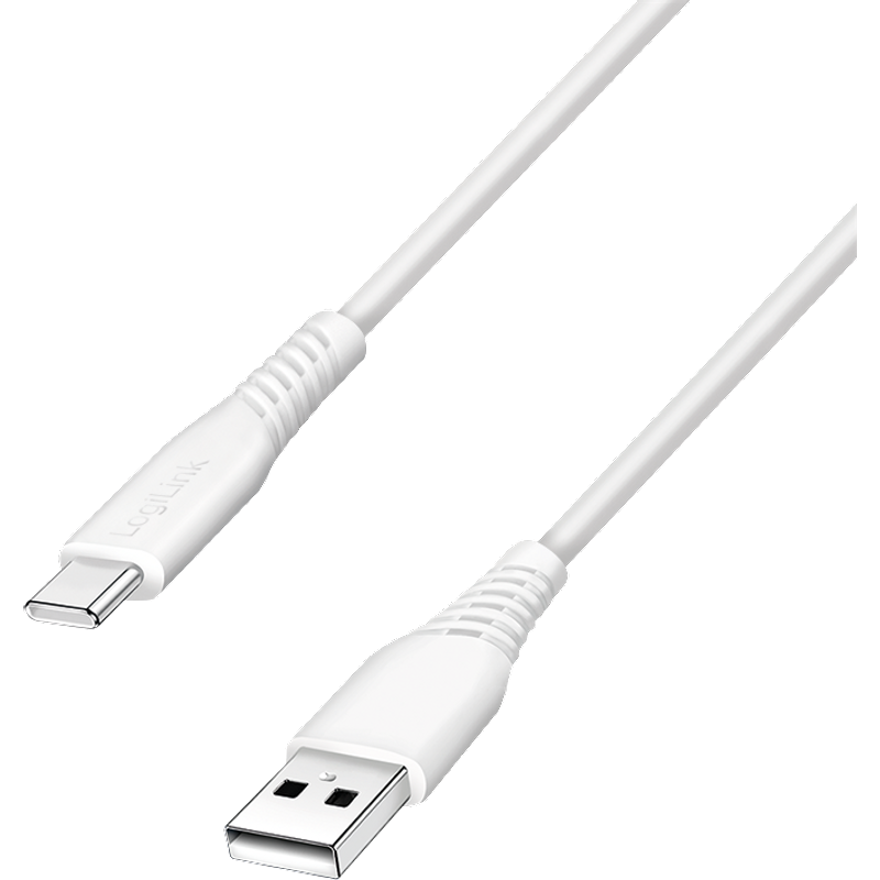 LogiLink USB 2.0 Type-C cable. C/M to A/M. 480 Mbps. 15W. white. 3 m