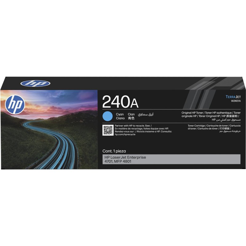 HP W2401A/240A Toner cartridge cyan. 2K pages ISO/IEC 19752 for HP LJ