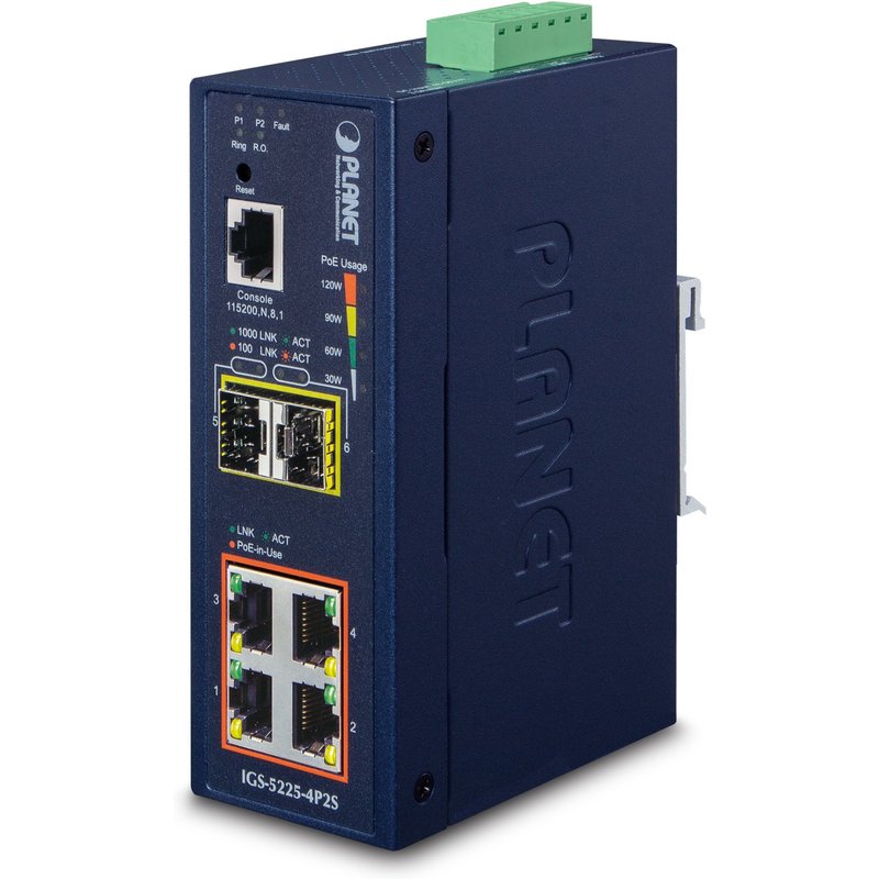 PLANET IGS-5225-4P2S network switch Managed L2+ Gigabit Ethernet (10/1