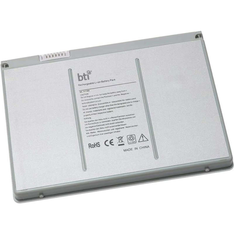 BTI 70Wh 3 cell A1189 compatible battery for APPLE MACBOOK PRO 17-INCH 2007 MA897LL/A MACBOOK PRO 17-INCH 2006 MA611LL/A