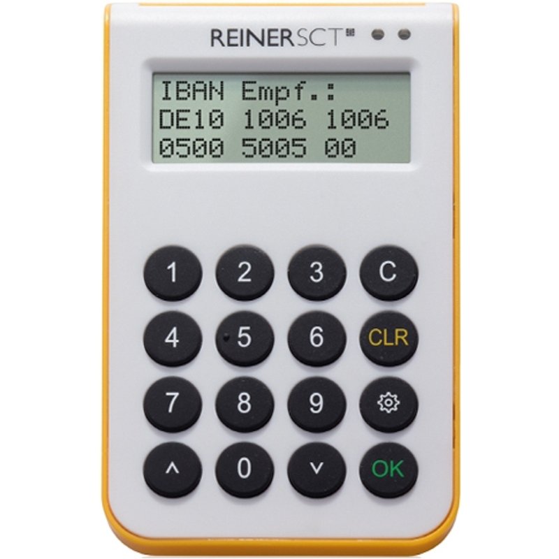 Reiner SCT cyberJack one smart card reader USB White. Yellow