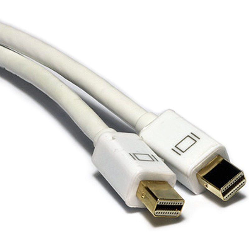 Cablenet 0.5m Mini DisplayPort Male - Mini DisplayPort Male 4K White PVC Cable