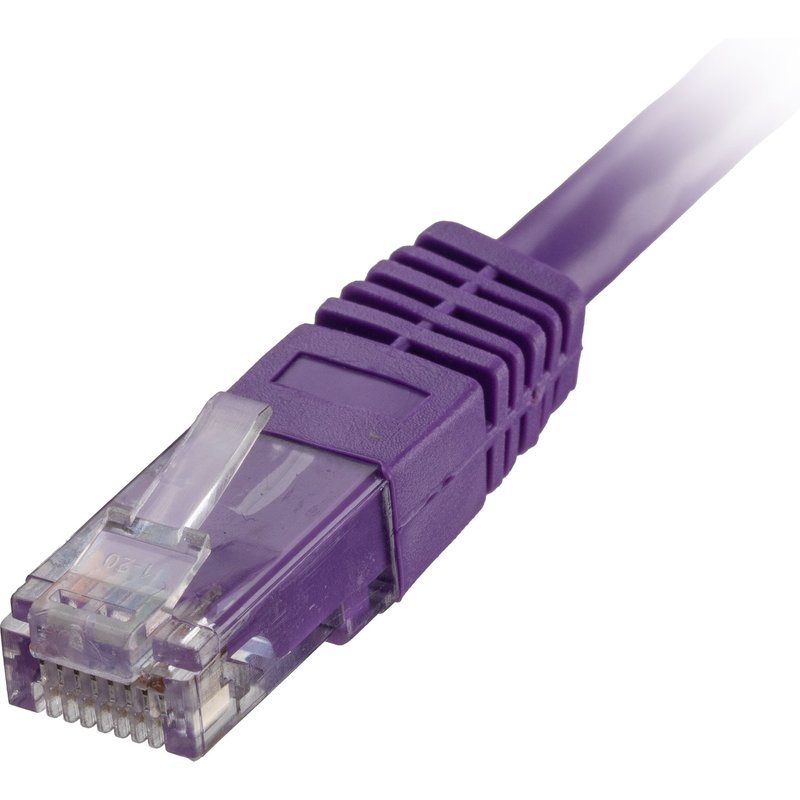 Cablenet CNL 100PK 2M C6 Vi UTP PVC 24AWG FMB networking cable Violet Cat6 U/UTP (UTP) Round