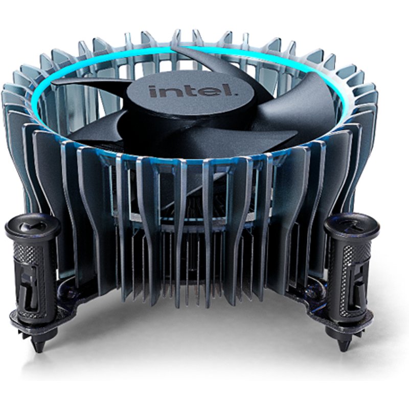 Intel Laminar RM1 Processor Air cooler Black. Blue