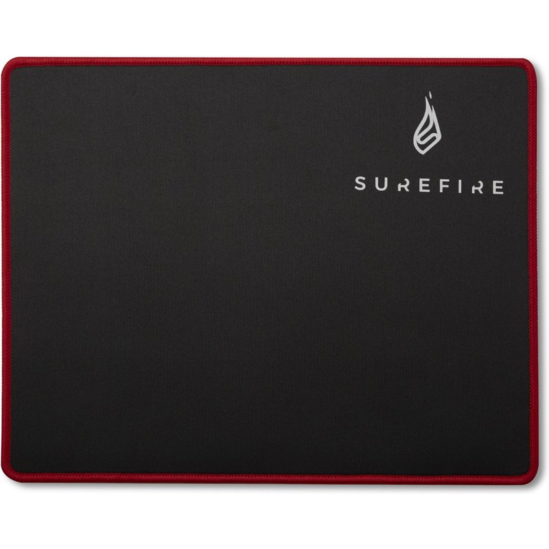 SureFire Silent Flight 320 Gaming mouse pad Black. Red