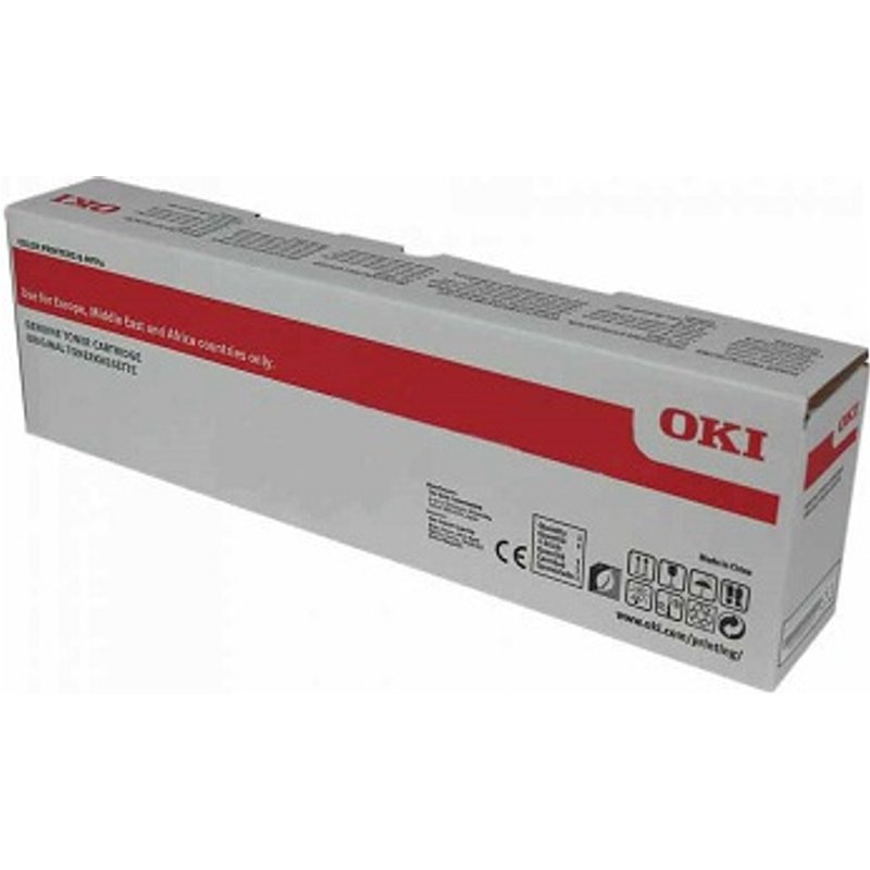 OKI 46861306. Black toner page yield: 10000 pages Printing colours: Magenta Quantity per pack: 1 pc(s)