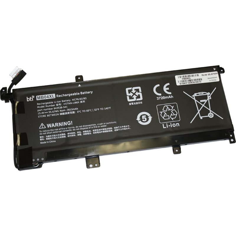BTI 55.6 4 cell MB04XL compatible battery for HP - COMPAQ ENVY X360 M6-AR004DX CONVERTIBLE PC ENVY X360 M6-AQ105DX CONVERTIBLE PC
