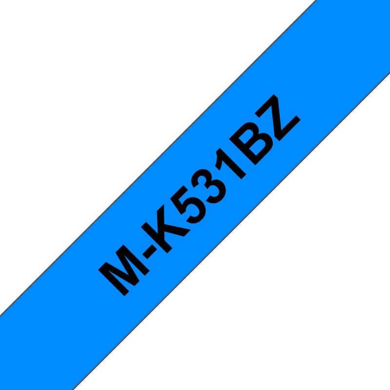 Brother MK-531BZ DirectLabel black on blue 9mm x 8m for Brother P-Touc
