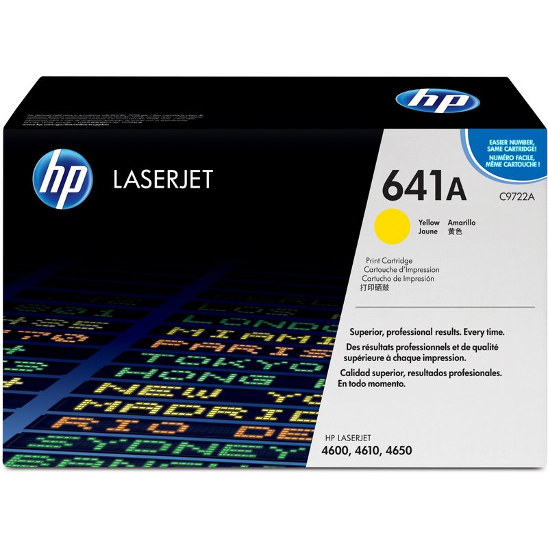 HP C9722A/641A Toner cartridge yellow. 8K pages/5% for Canon LBP-85/HP