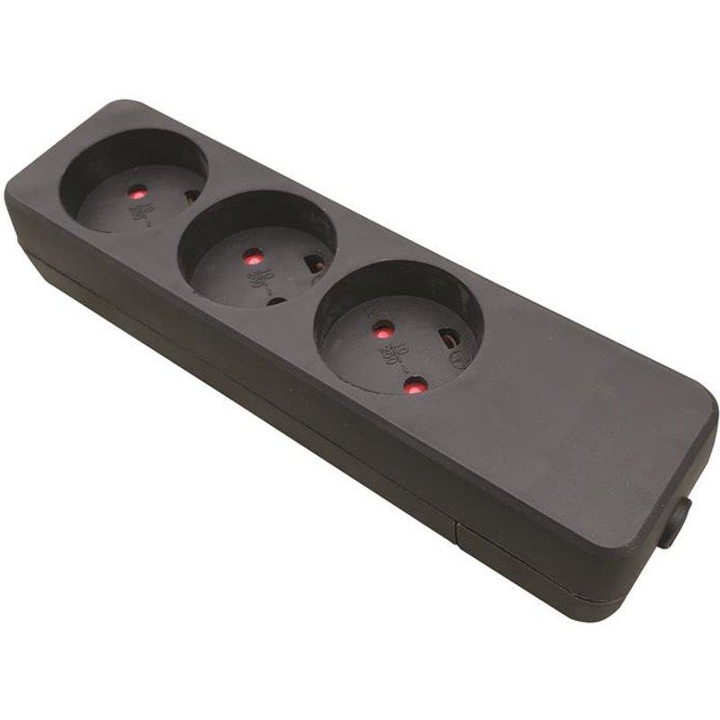Garbot Z66000109-PA01 power extension 3 AC outlet(s) Indoor Black