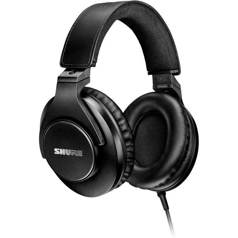 Shure SRH440 Headphones Wired & Wireless Head-band Stage/Studio Bl