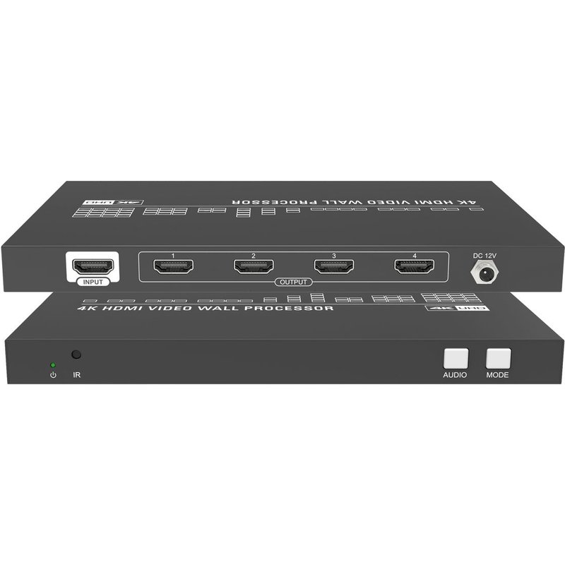 Vivolink VLVW1X4 video wall processor Black 11 W