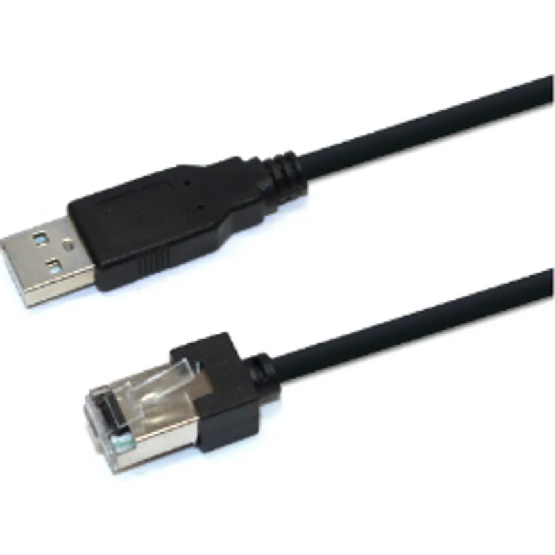 Newland CBL026U cable gender changer RJ-45 USB-A Black