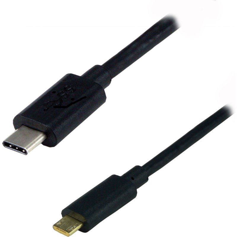 MCL USB 3.1 Type-C / USB 2.0 Micro-B 1 m USB cable USB C Micro-USB B B