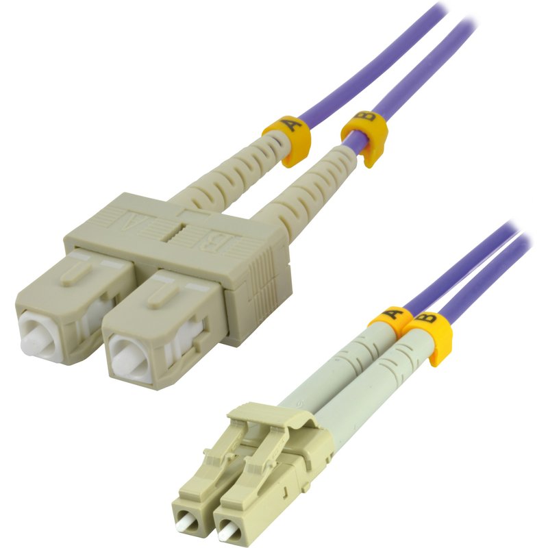 MCL 0.5M SC/LC InfiniBand/fibre optic cable Purple